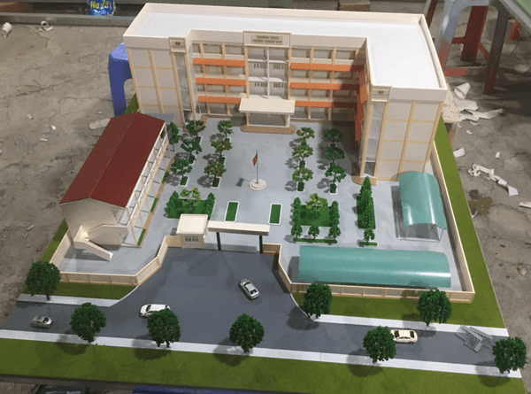 mô hình kiến trúc trường học