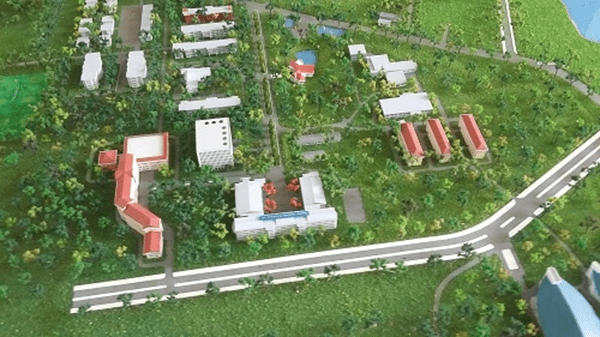 mô hình kiến trúc trường học